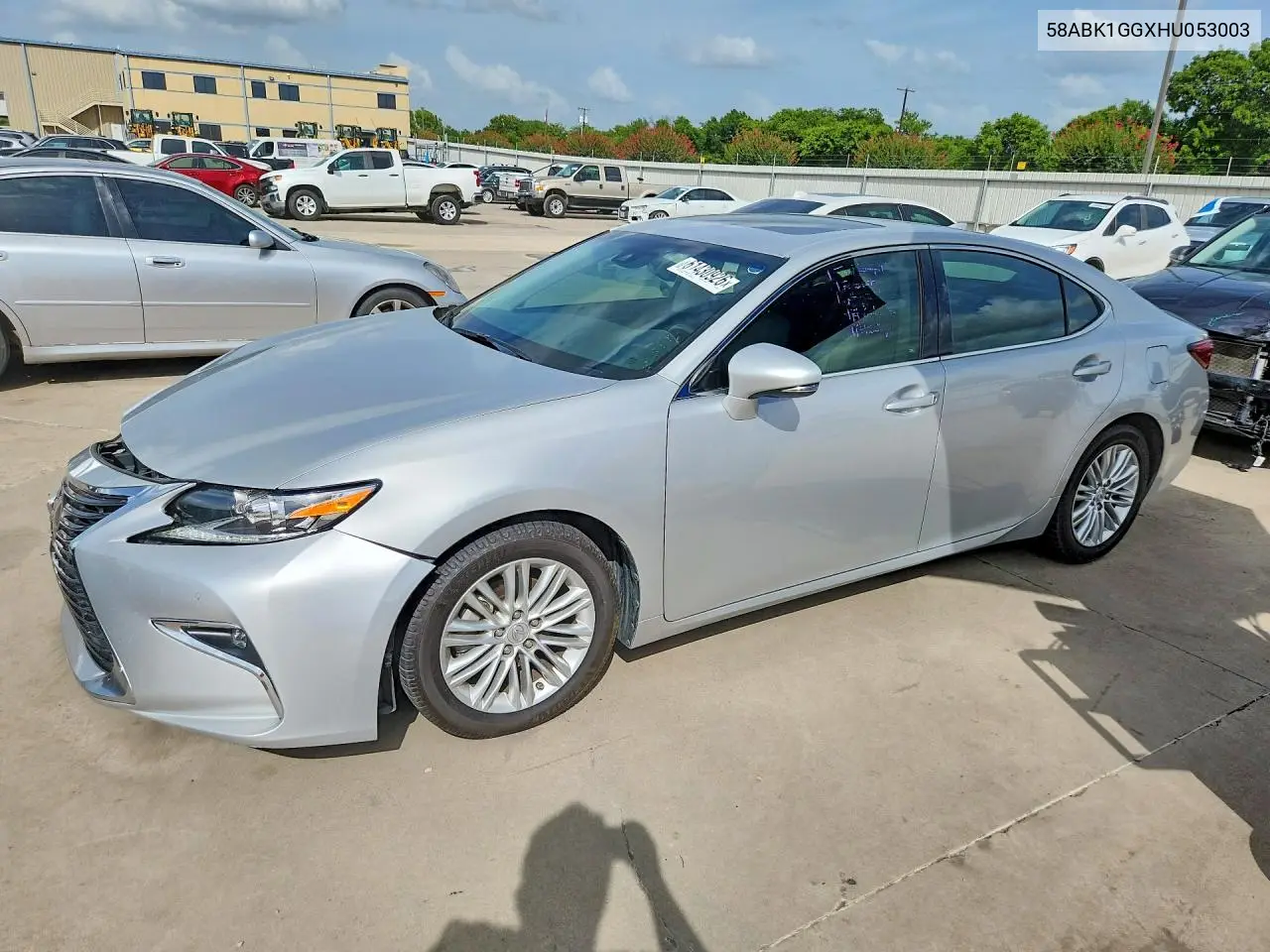 2017 Lexus Es 350 VIN: 58ABK1GGXHU053003 Lot: 61430926