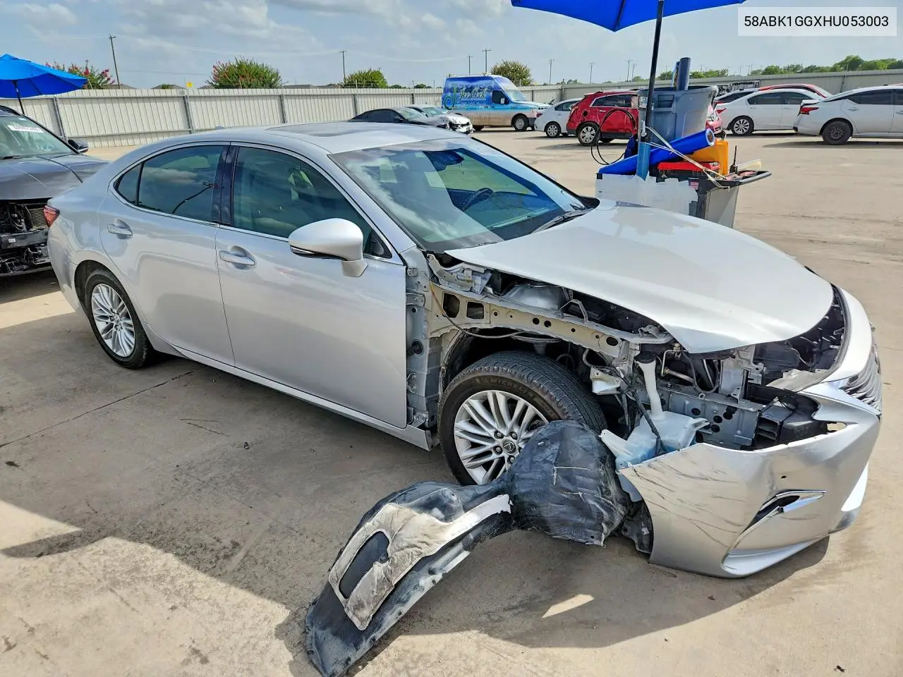 2017 Lexus Es 350 VIN: 58ABK1GGXHU053003 Lot: 61430926