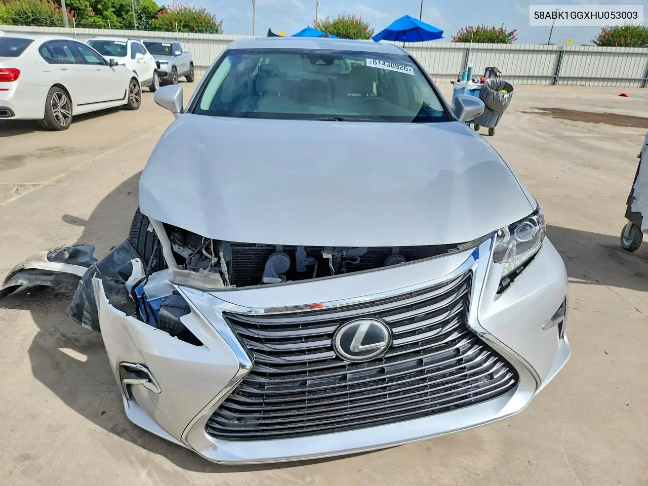 2017 Lexus Es 350 VIN: 58ABK1GGXHU053003 Lot: 61430926