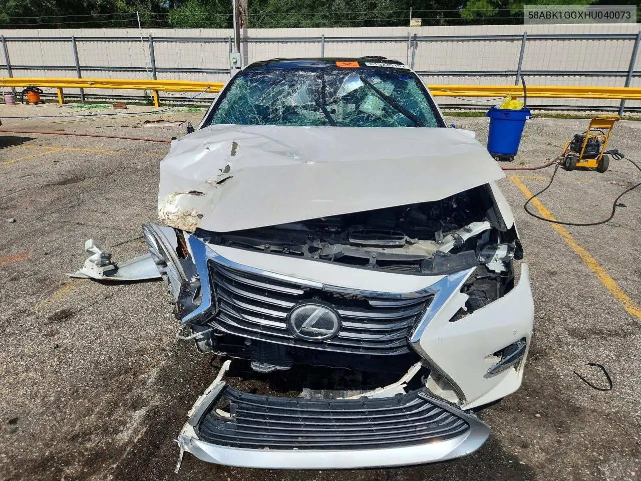 2017 Lexus Es 350 VIN: 58ABK1GGXHU040073 Lot: 61523516