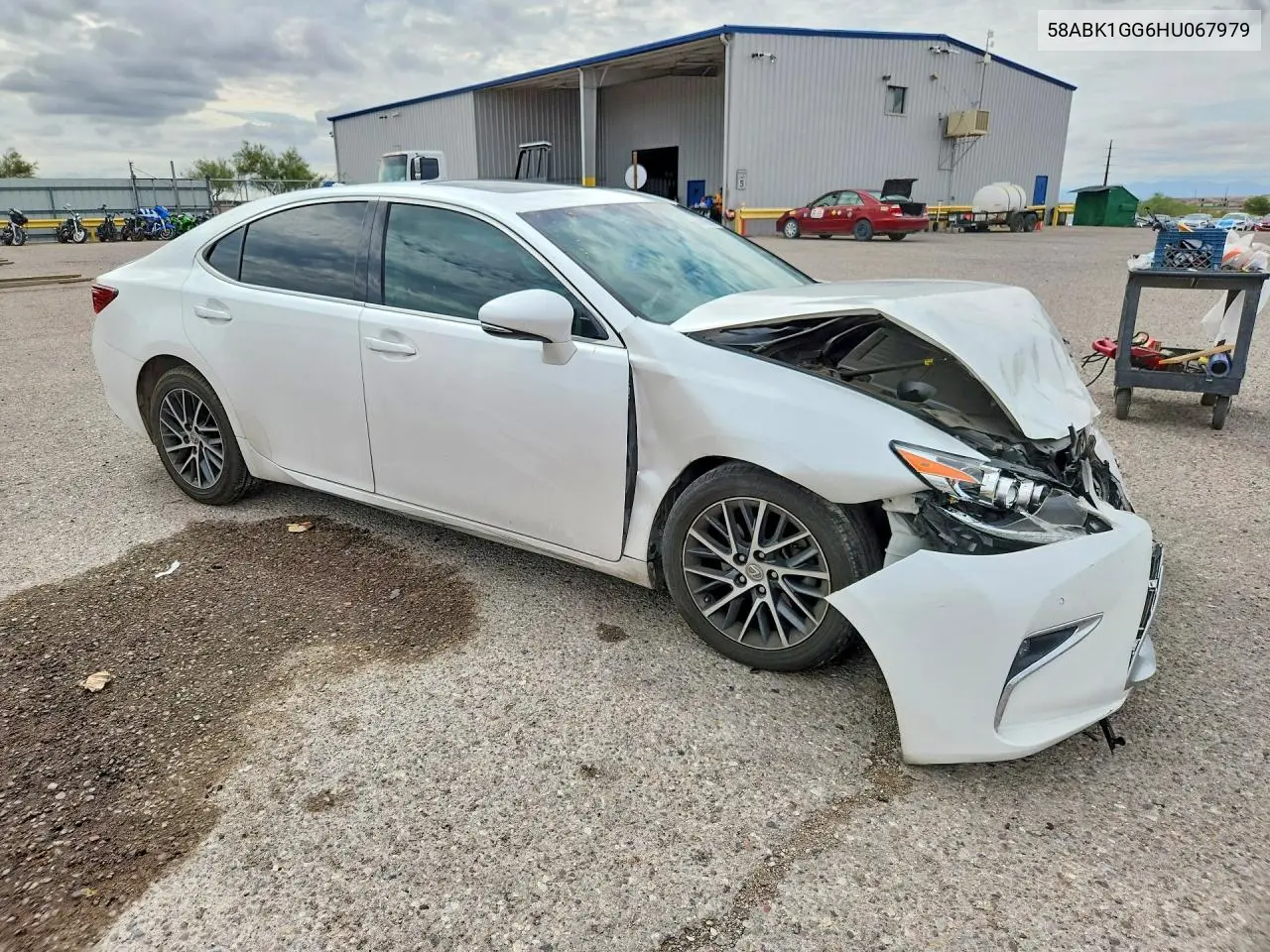 2017 Lexus Es 350 VIN: 58ABK1GG6HU067979 Lot: 62010636