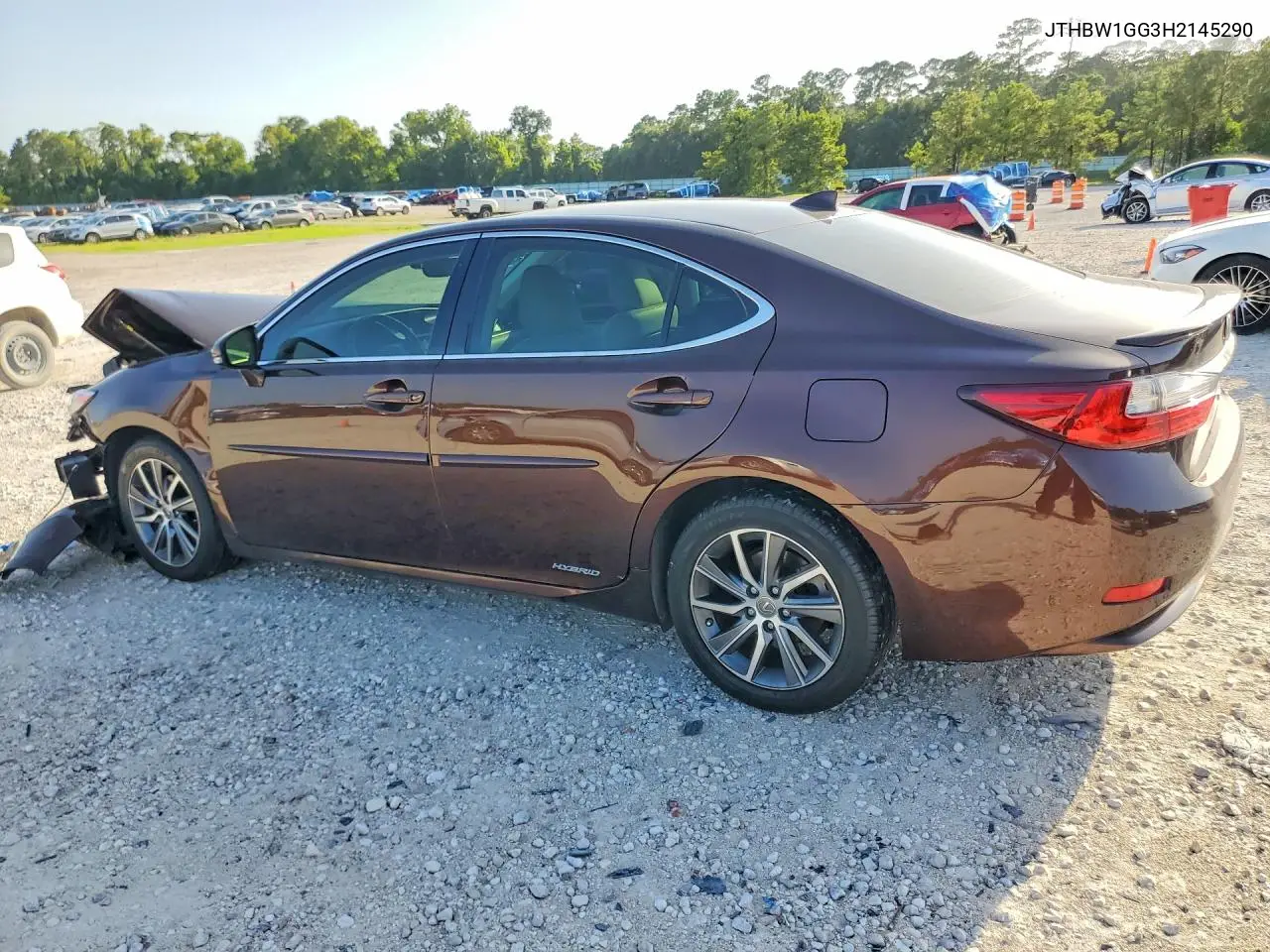2017 Lexus Es 300H VIN: JTHBW1GG3H2145290 Lot: 62037326