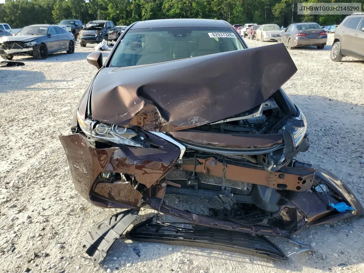 2017 Lexus Es 300H VIN: JTHBW1GG3H2145290 Lot: 62037326
