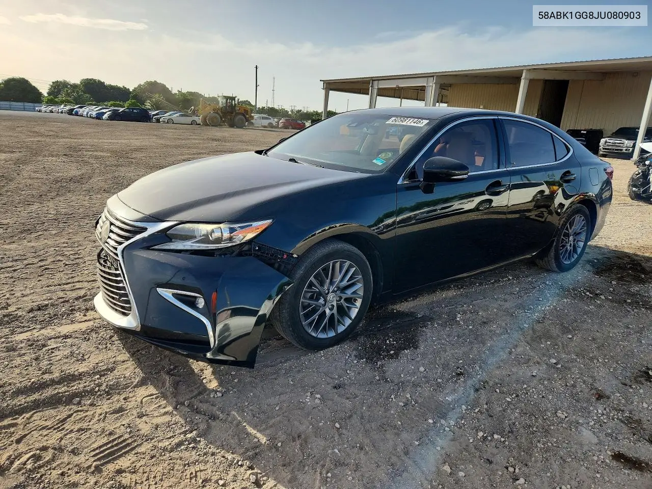 2018 Lexus Es 350 VIN: 58ABK1GG8JU080903 Lot: 60981146