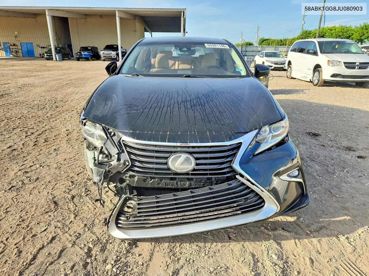 2018 Lexus Es 350 VIN: 58ABK1GG8JU080903 Lot: 60981146