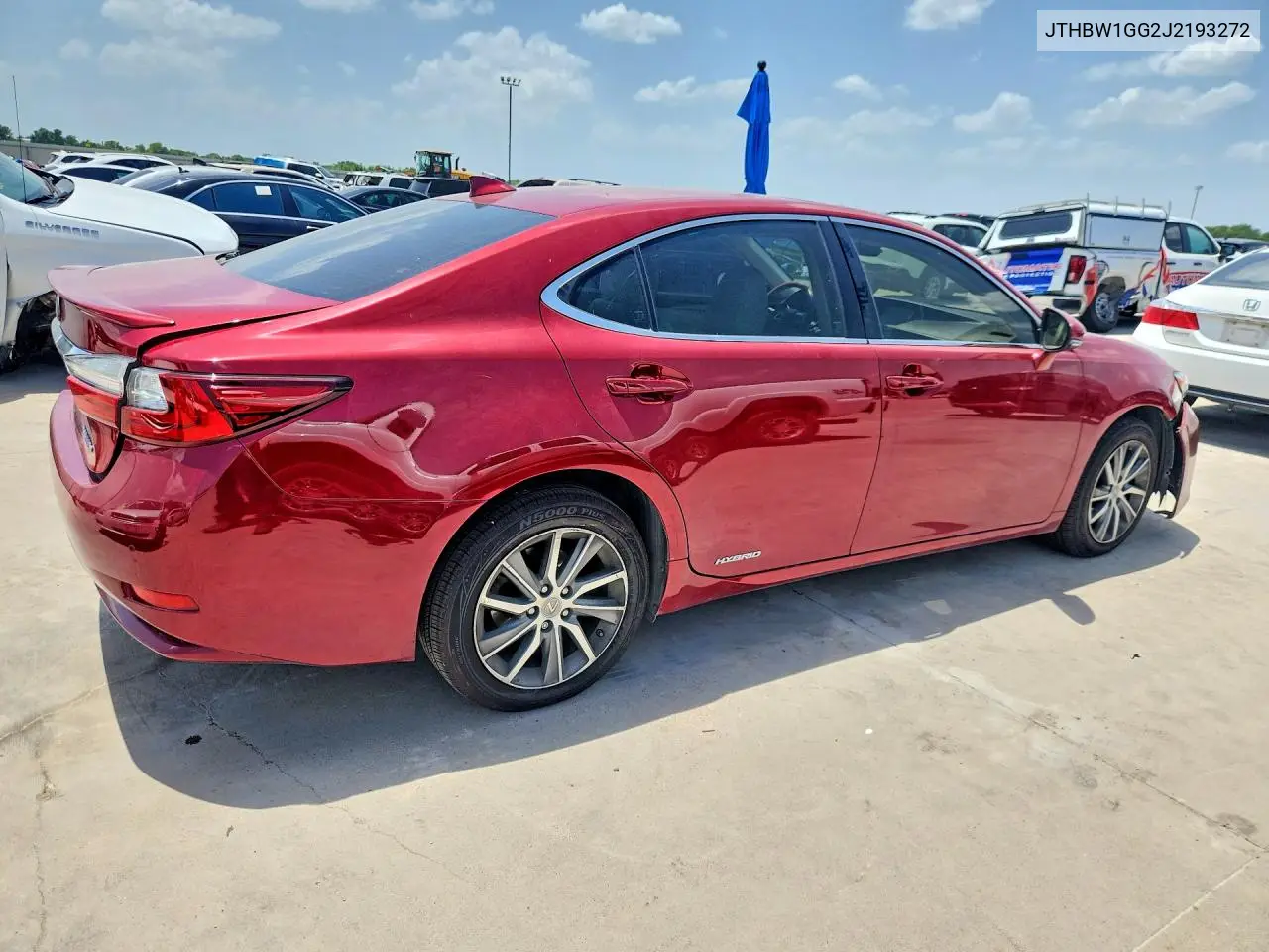 2018 Lexus Es 300H VIN: JTHBW1GG2J2193272 Lot: 61729816
