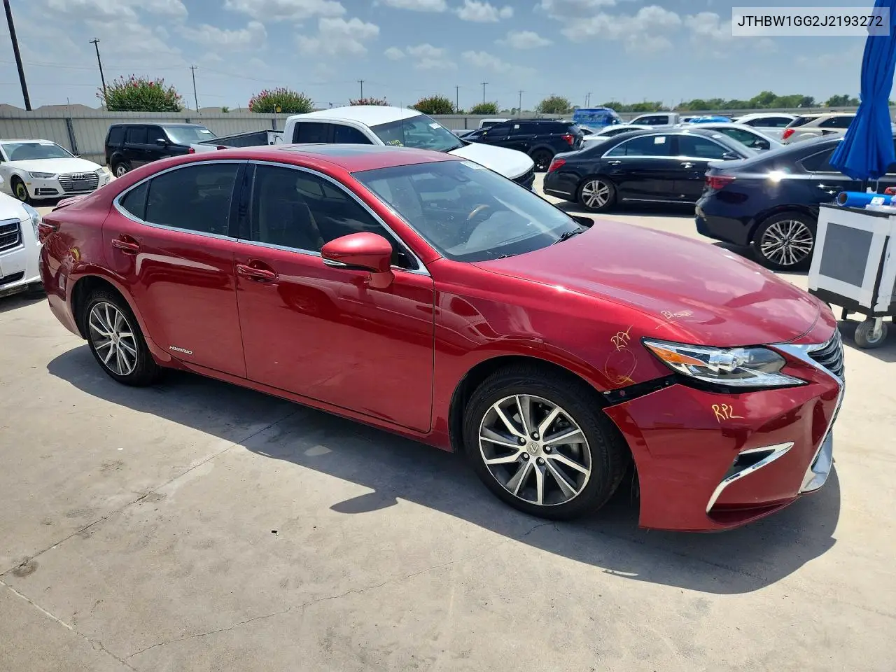 2018 Lexus Es 300H VIN: JTHBW1GG2J2193272 Lot: 61729816