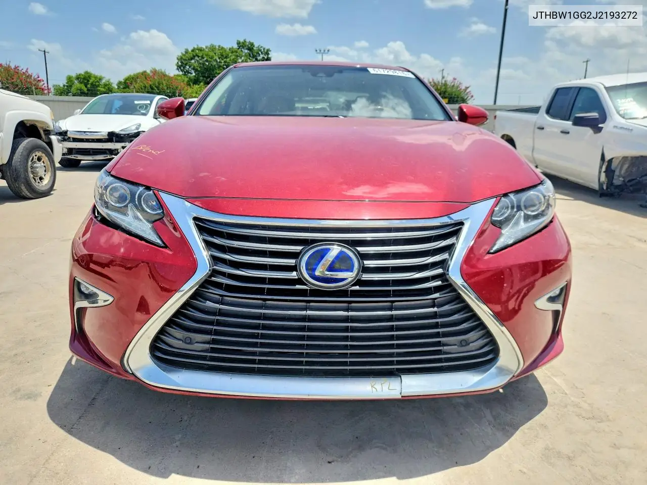 2018 Lexus Es 300H VIN: JTHBW1GG2J2193272 Lot: 61729816
