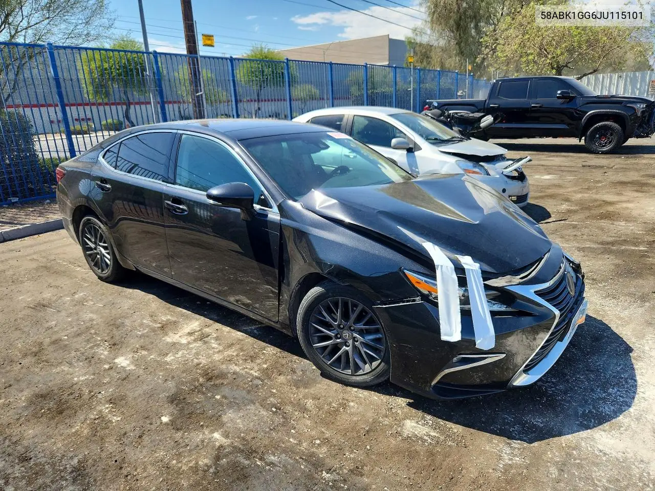 2018 Lexus Es 350 VIN: 58ABK1GG6JU115101 Lot: 62005056