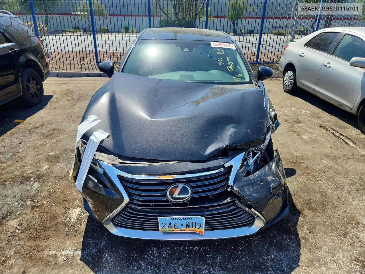 2018 Lexus Es 350 VIN: 58ABK1GG6JU115101 Lot: 62005056