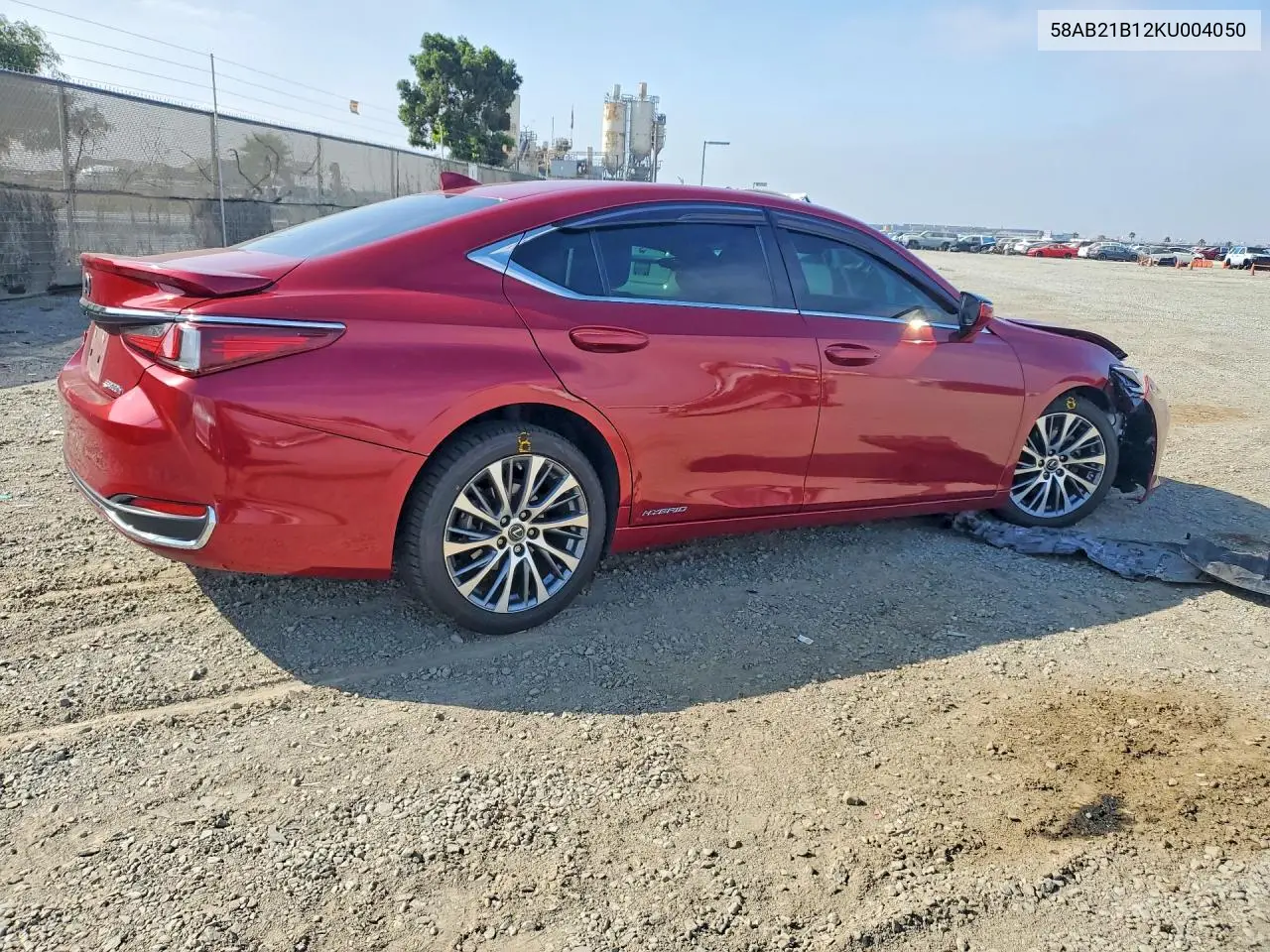 2019 Lexus Es 300H VIN: 58AB21B12KU004050 Lot: 60256276