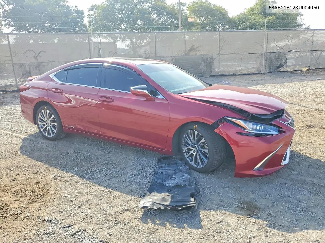 2019 Lexus Es 300H VIN: 58AB21B12KU004050 Lot: 60256276