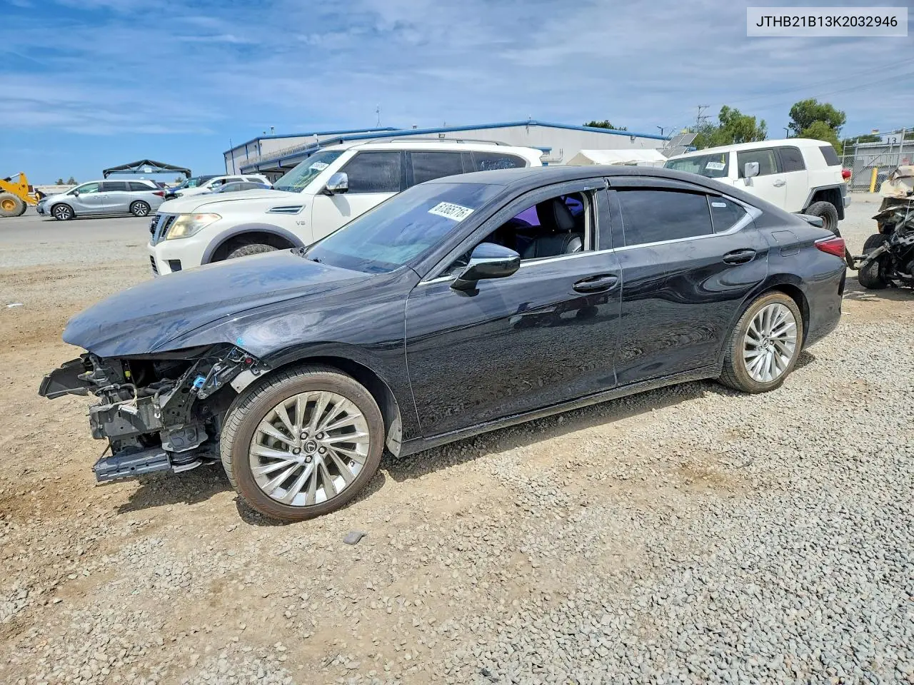 2019 Lexus Es 300H VIN: JTHB21B13K2032946 Lot: 61365716
