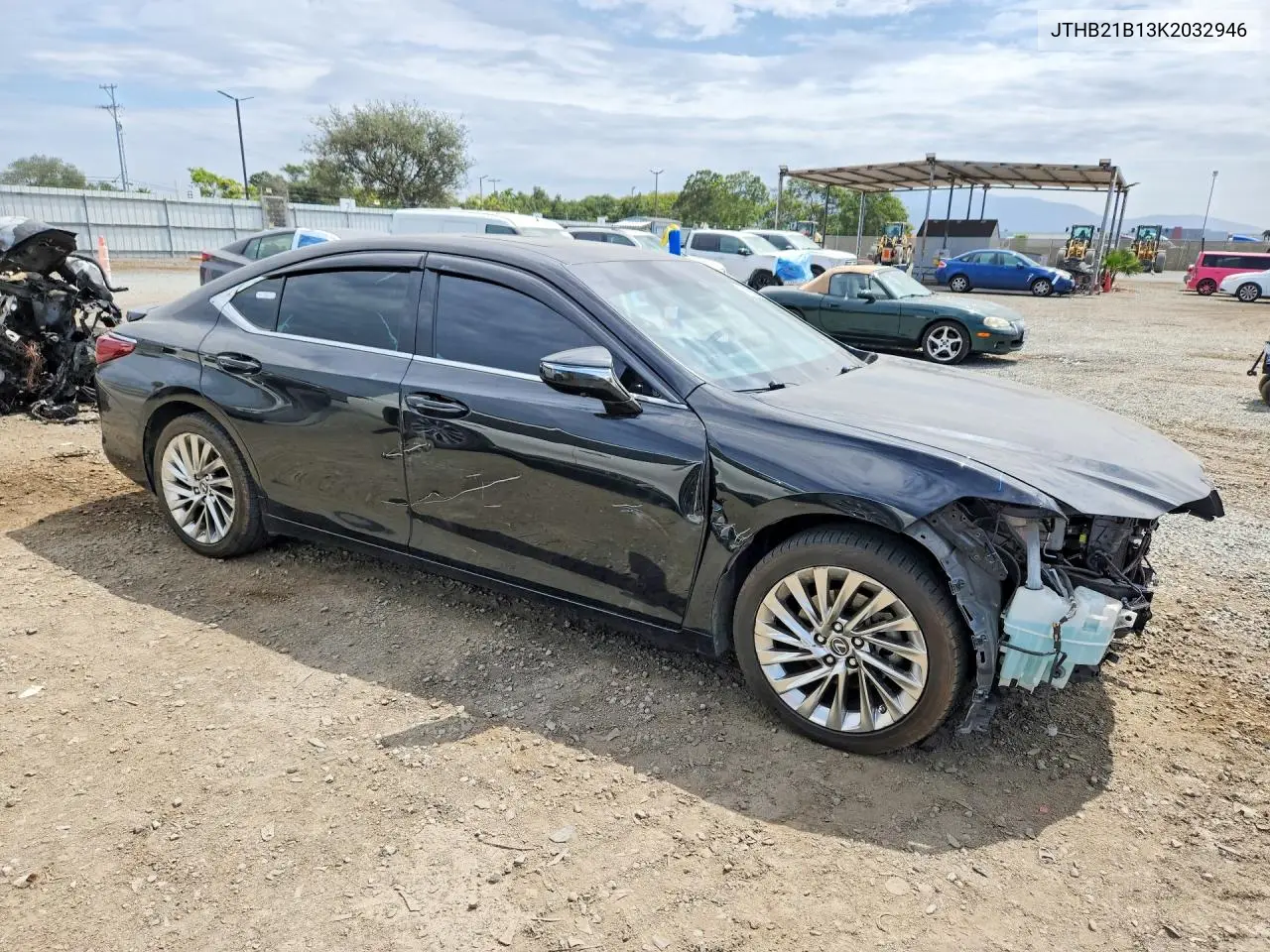 2019 Lexus Es 300H VIN: JTHB21B13K2032946 Lot: 61365716