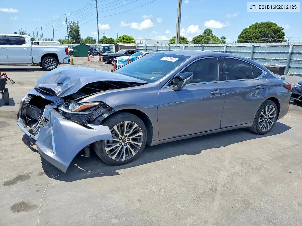 JTHB21B16K2012125 2019 Lexus Es 300H
