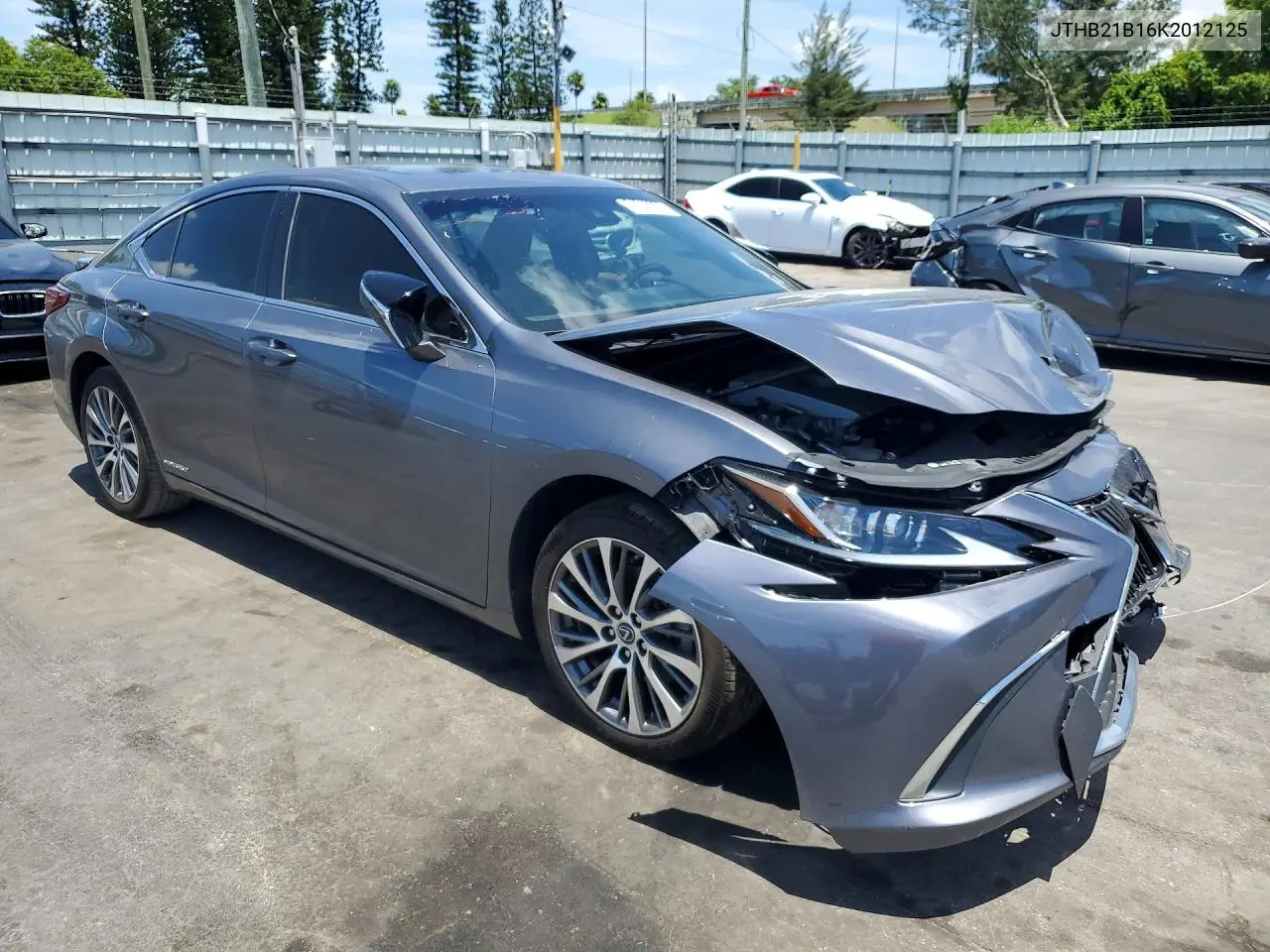 JTHB21B16K2012125 2019 Lexus Es 300H