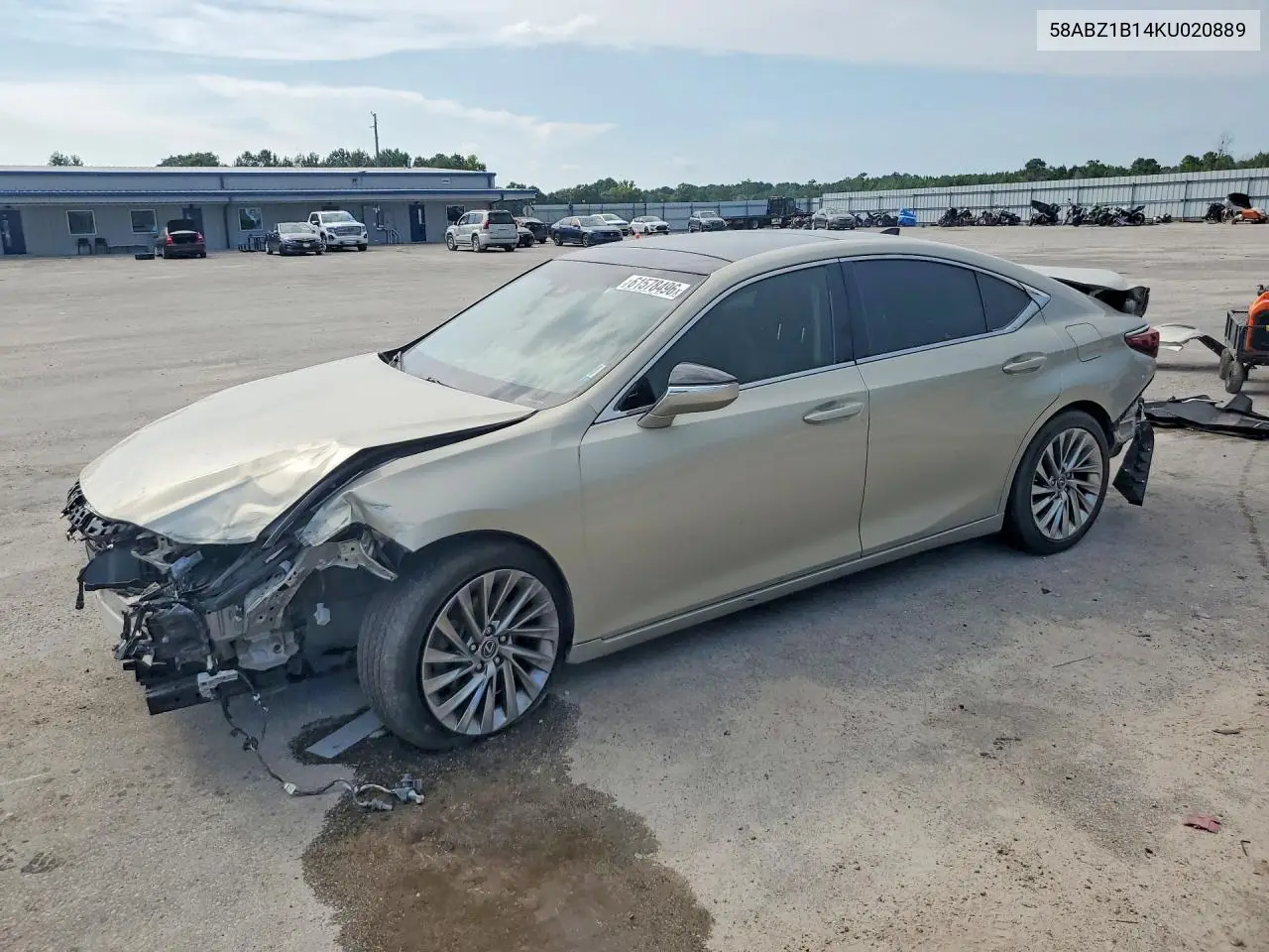 2019 Lexus Es 350 VIN: 58ABZ1B14KU020889 Lot: 61578496