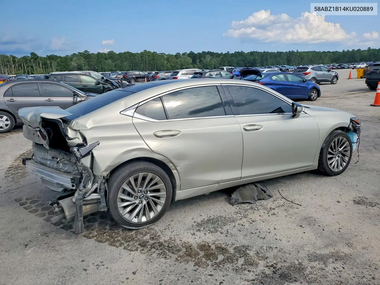 2019 Lexus Es 350 VIN: 58ABZ1B14KU020889 Lot: 61578496