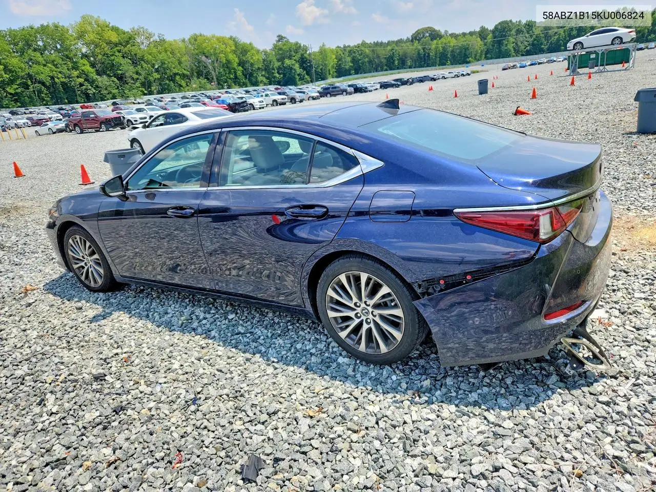 2019 Lexus Es 350 VIN: 58ABZ1B15KU006824 Lot: 61742786