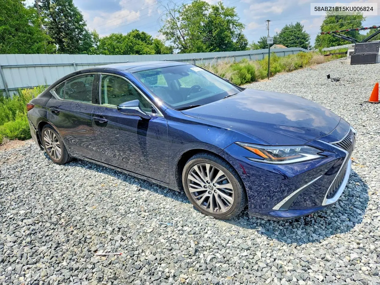 2019 Lexus Es 350 VIN: 58ABZ1B15KU006824 Lot: 61742786