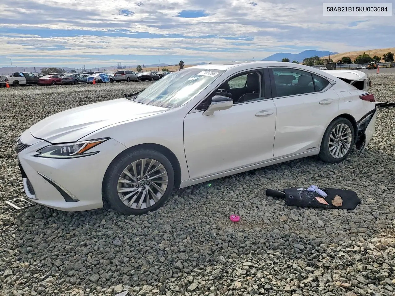 2019 Lexus Es 300H VIN: 58AB21B15KU003684 Lot: 61801296