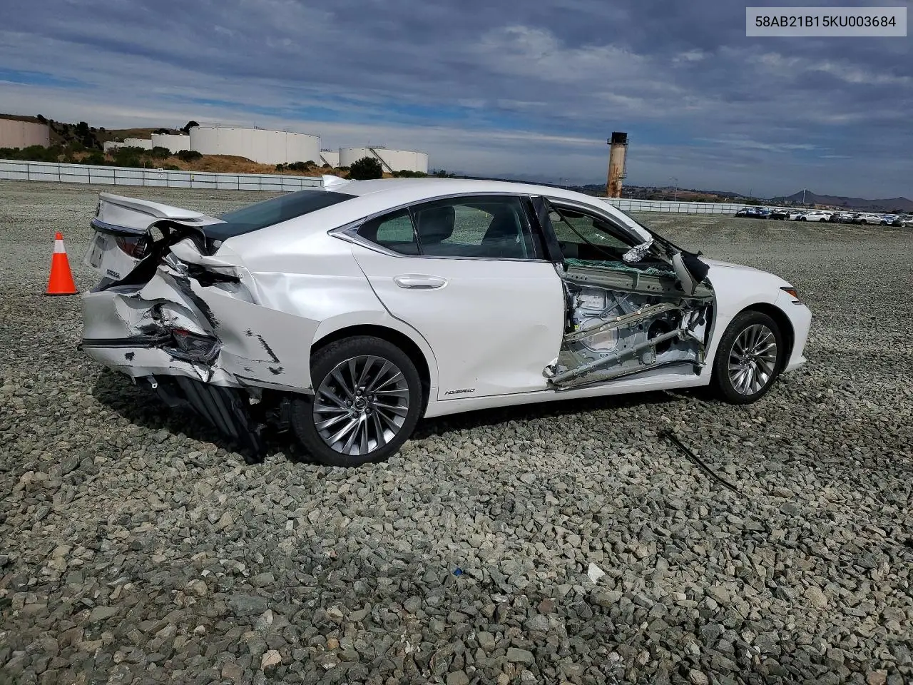 2019 Lexus Es 300H VIN: 58AB21B15KU003684 Lot: 61801296