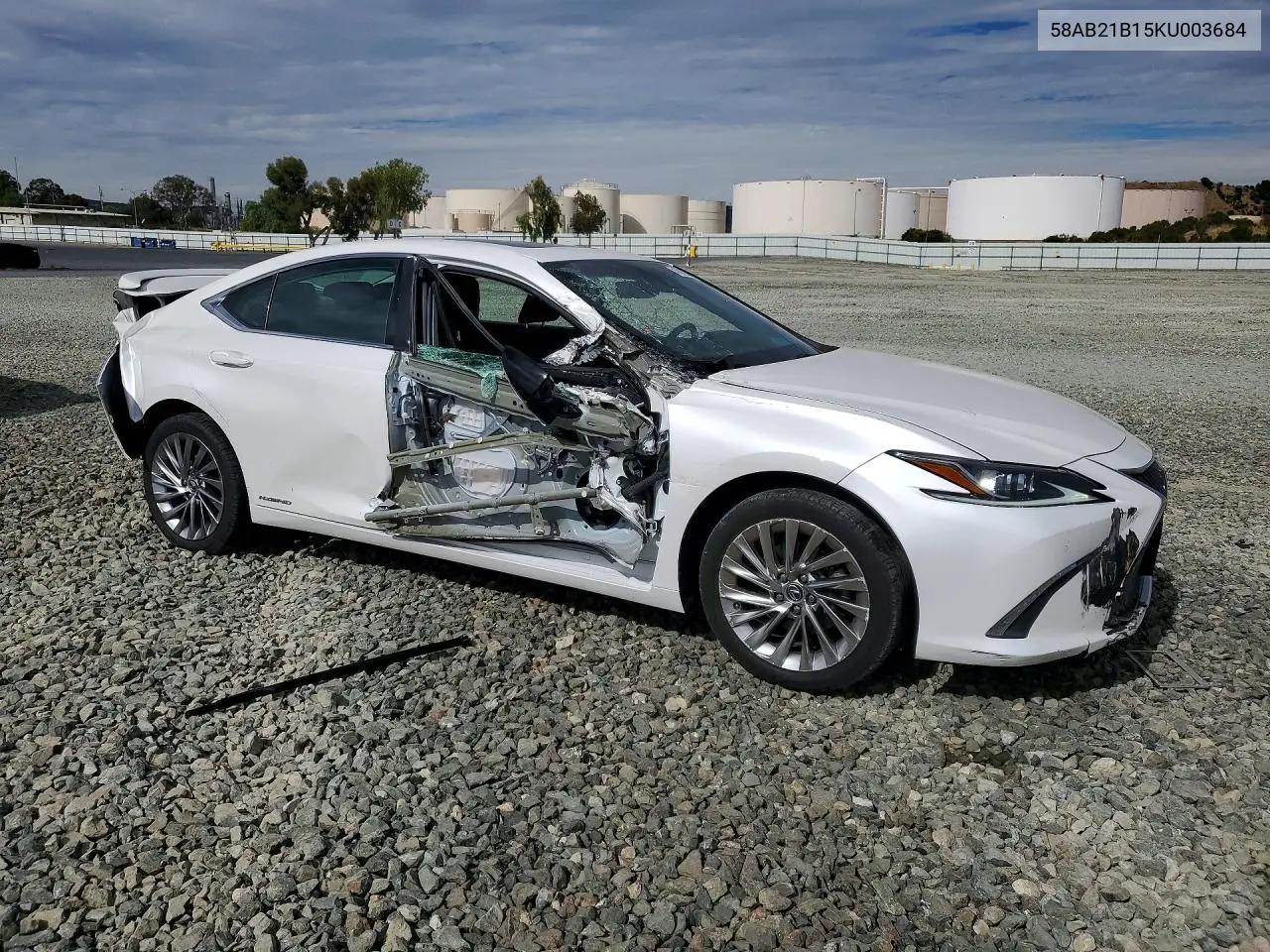 2019 Lexus Es 300H VIN: 58AB21B15KU003684 Lot: 61801296