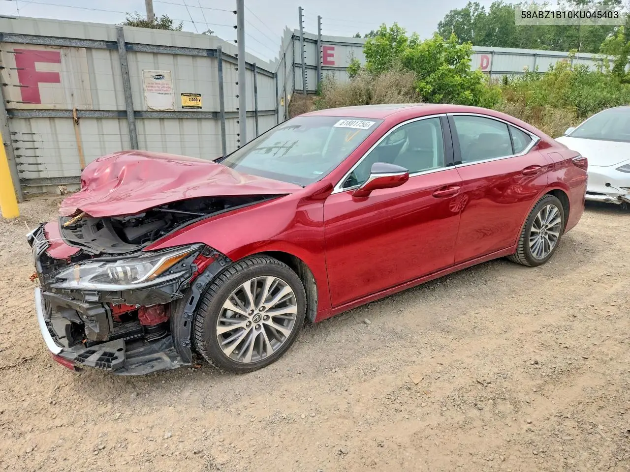 58ABZ1B10KU045403 2019 Lexus Es 350