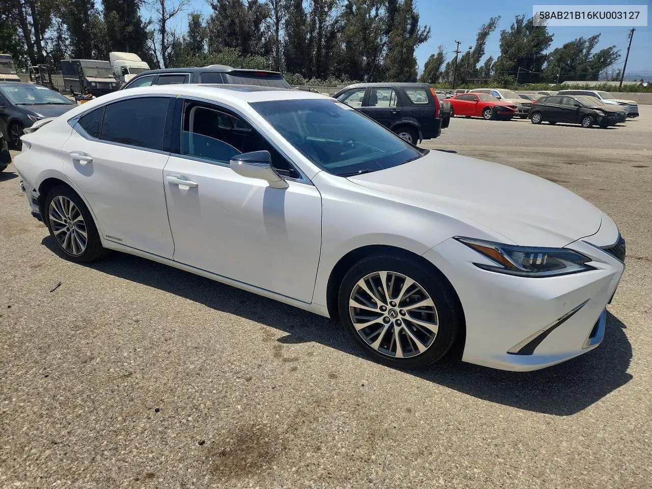2019 Lexus Es 300H VIN: 58AB21B16KU003127 Lot: 61807176