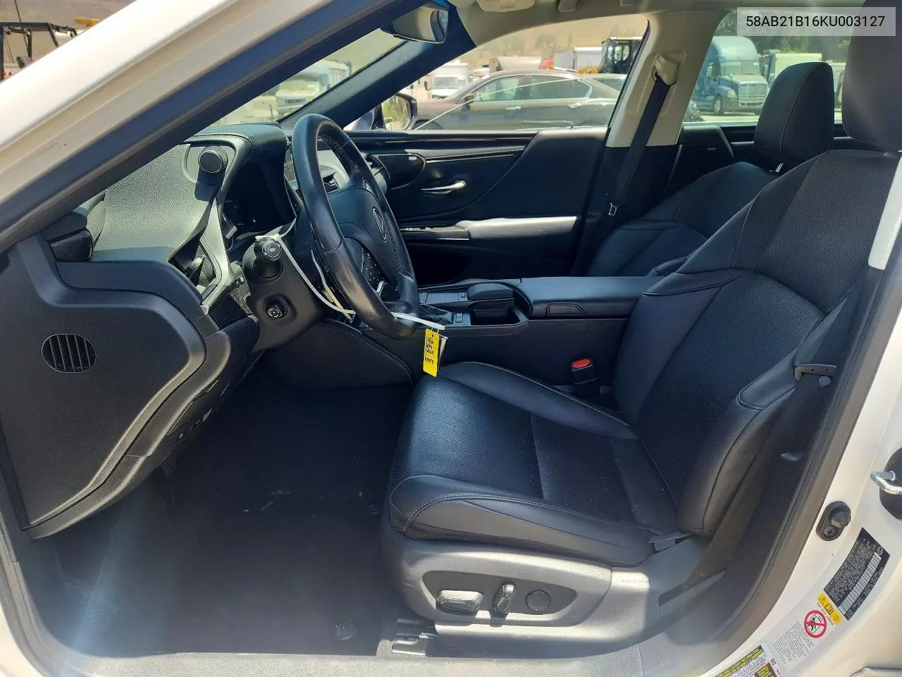 2019 Lexus Es 300H VIN: 58AB21B16KU003127 Lot: 61807176