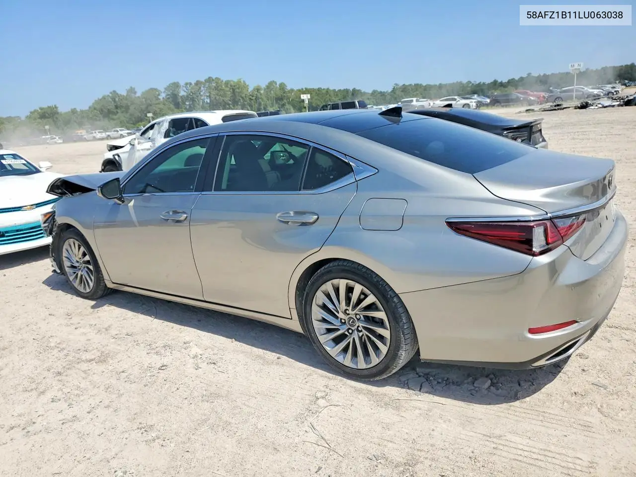 2020 Lexus Es 350 Ultra Luxury VIN: 58AFZ1B11LU063038 Lot: 61768716
