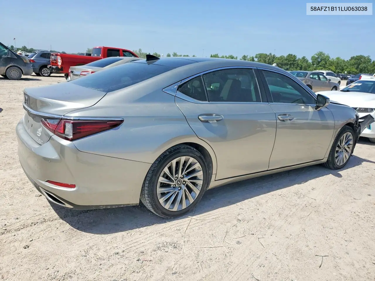 2020 Lexus Es 350 Ultra Luxury VIN: 58AFZ1B11LU063038 Lot: 61768716