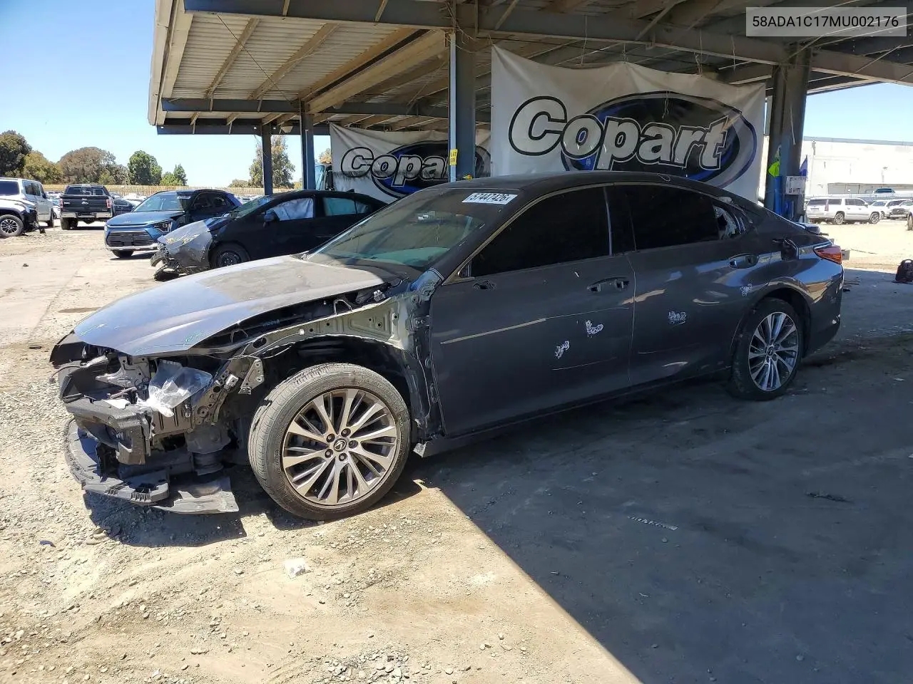 2021 Lexus Es 300H VIN: 58ADA1C17MU002176 Lot: 57447426