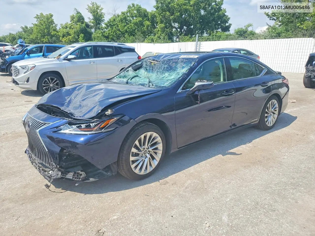2021 Lexus Es 300H Ultra Luxury VIN: 58AFA1C13MU005486 Lot: 61580516