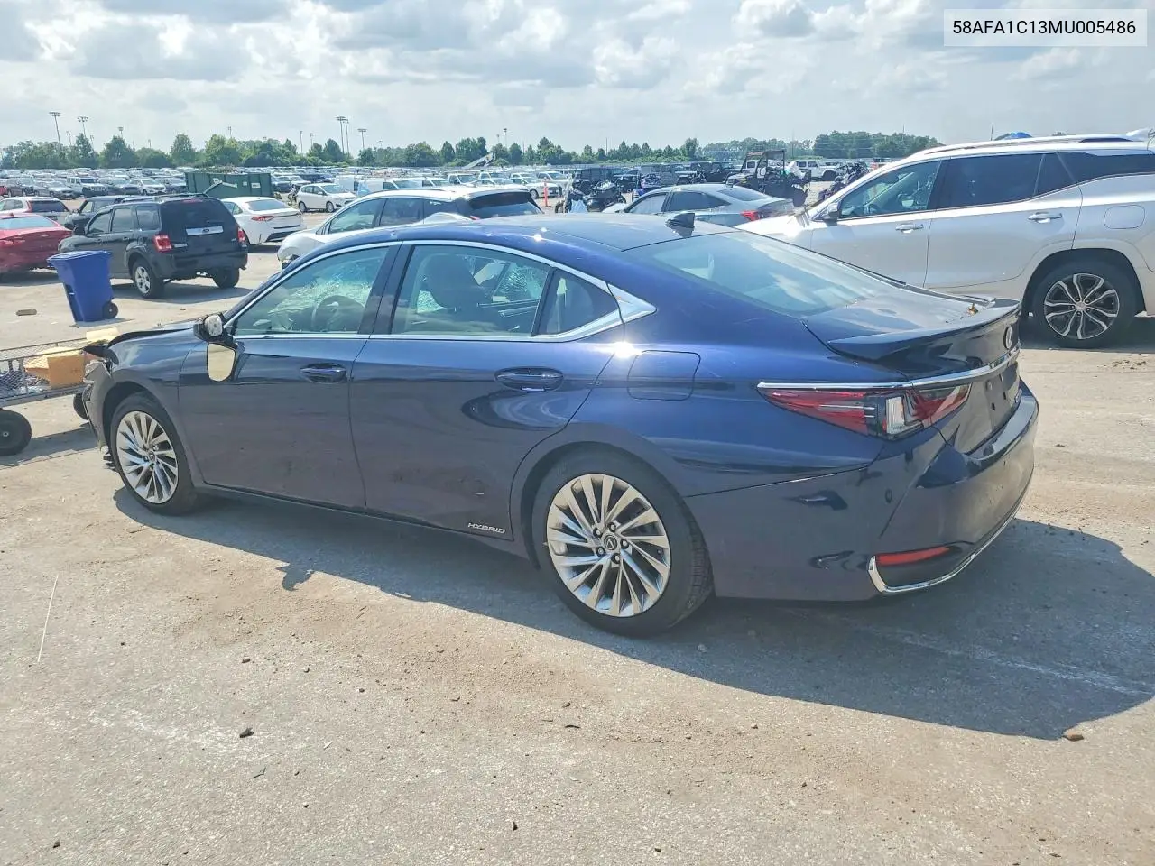 2021 Lexus Es 300H Ultra Luxury VIN: 58AFA1C13MU005486 Lot: 61580516