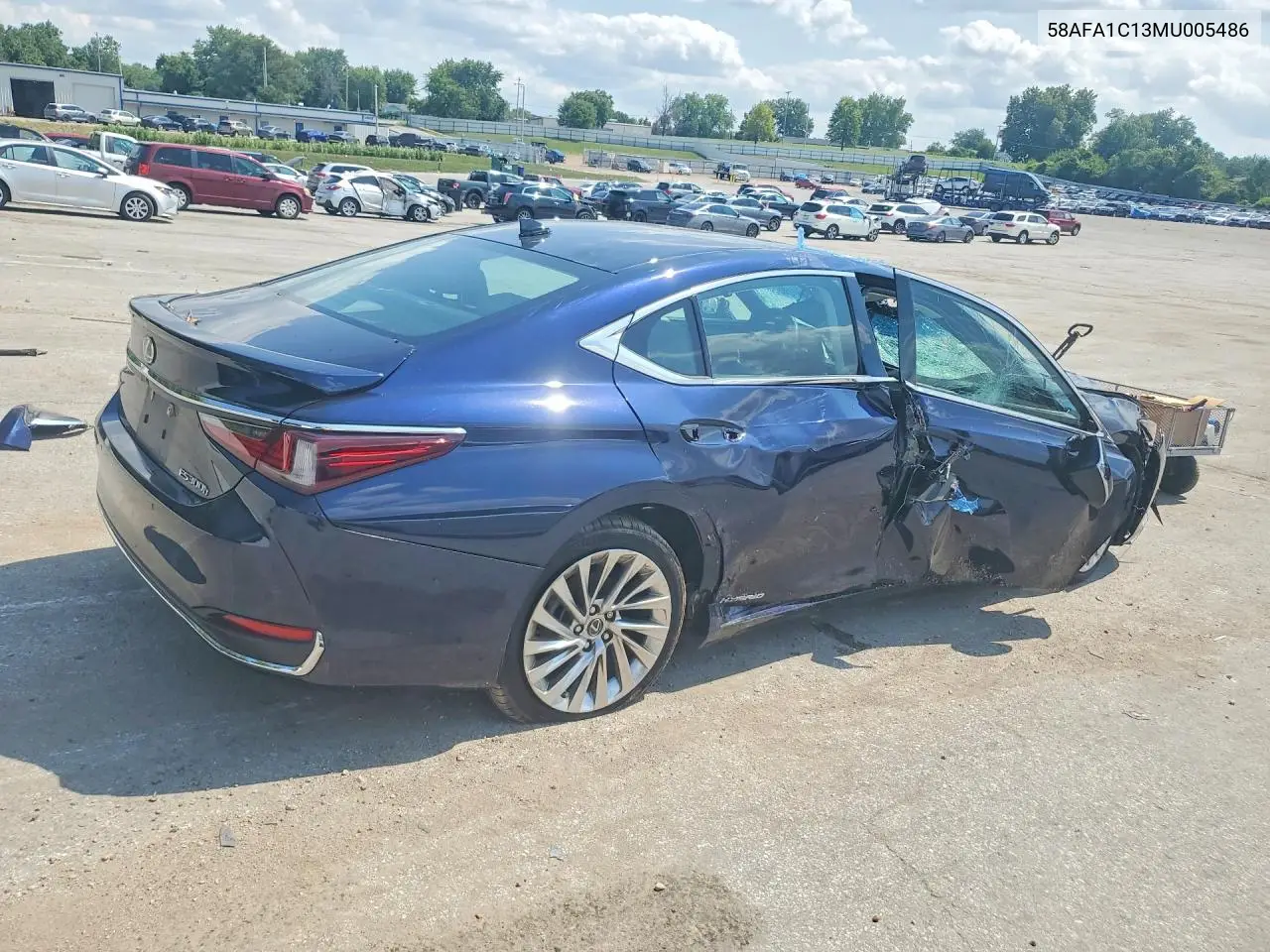 2021 Lexus Es 300H Ultra Luxury VIN: 58AFA1C13MU005486 Lot: 61580516