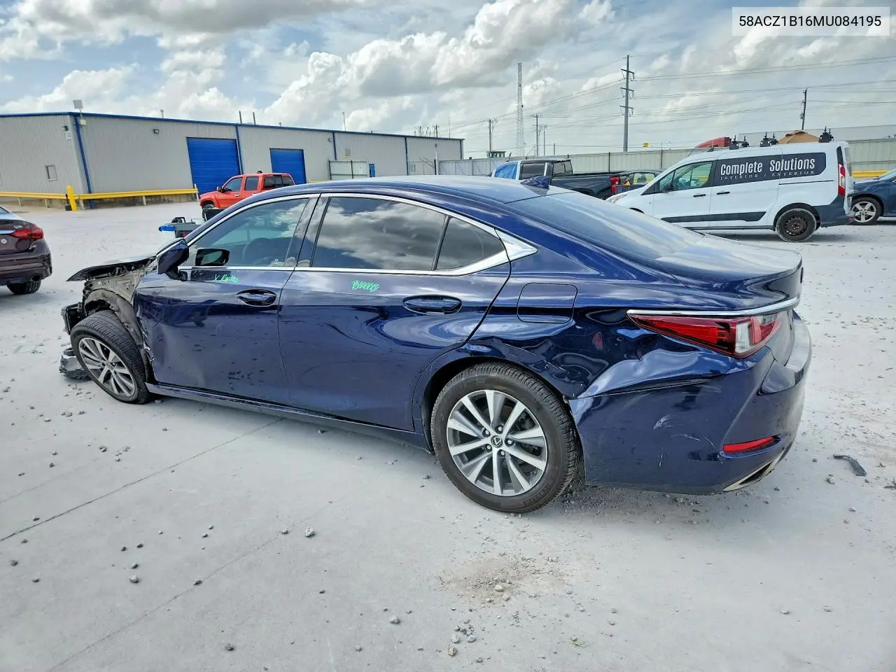 2021 Lexus Es 350 4D VIN: 58ACZ1B16MU084195 Lot: 61755116