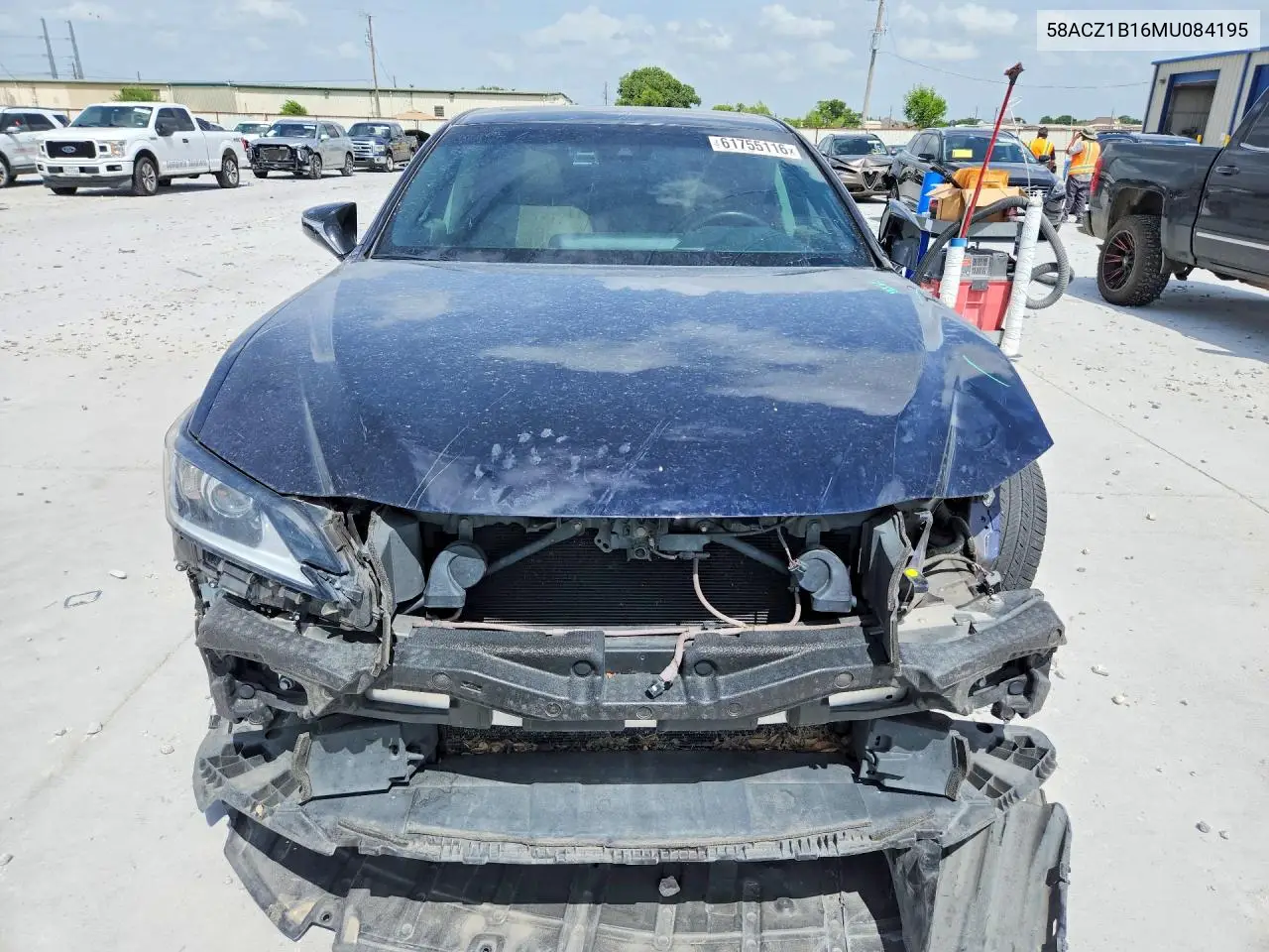 2021 Lexus Es 350 4D VIN: 58ACZ1B16MU084195 Lot: 61755116