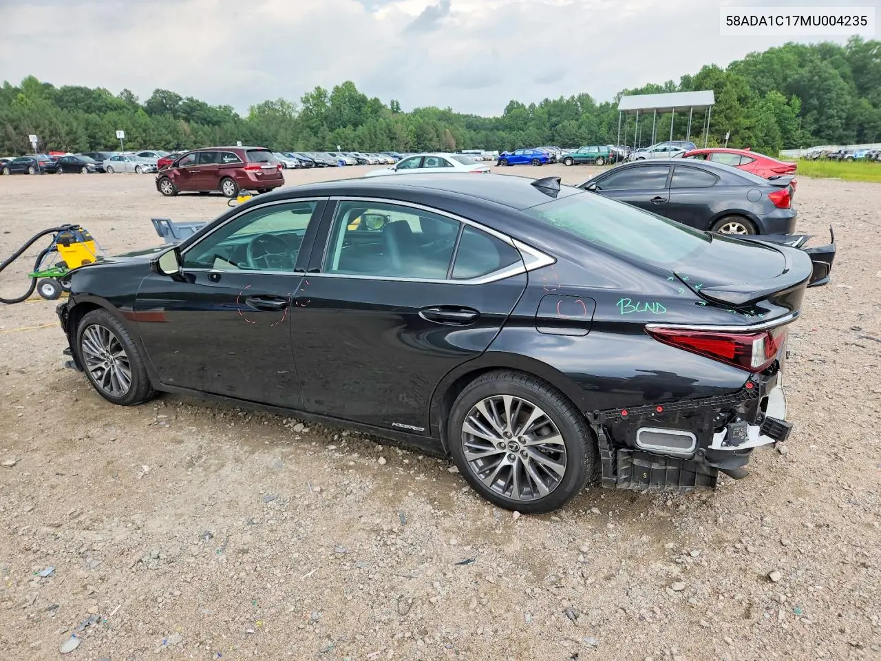 2021 Lexus Es 300H VIN: 58ADA1C17MU004235 Lot: 61865216
