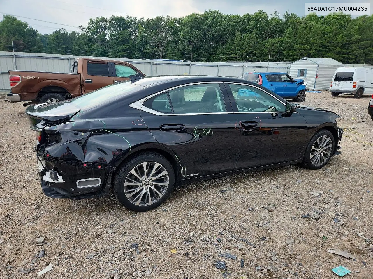 2021 Lexus Es 300H VIN: 58ADA1C17MU004235 Lot: 61865216