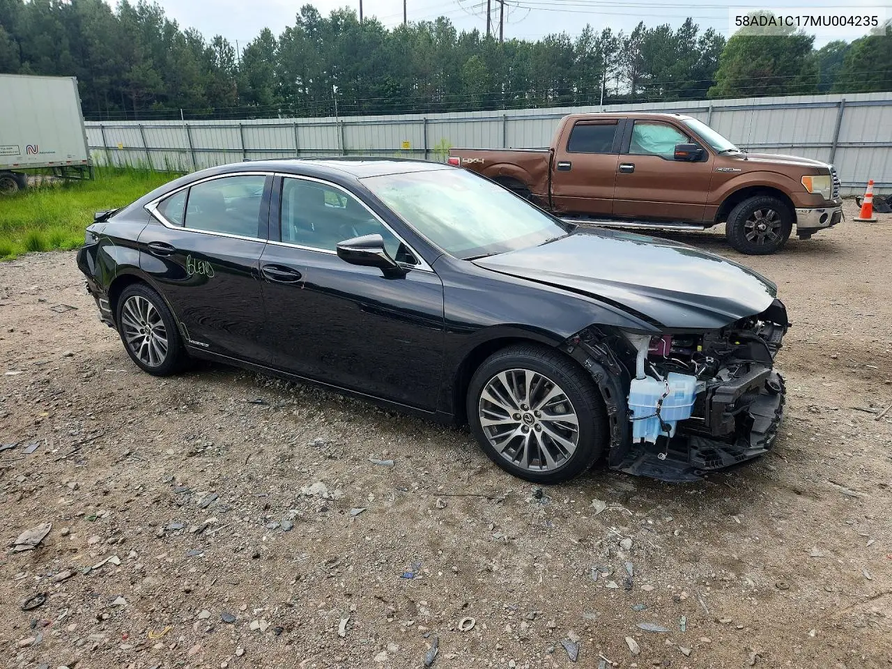 2021 Lexus Es 300H VIN: 58ADA1C17MU004235 Lot: 61865216