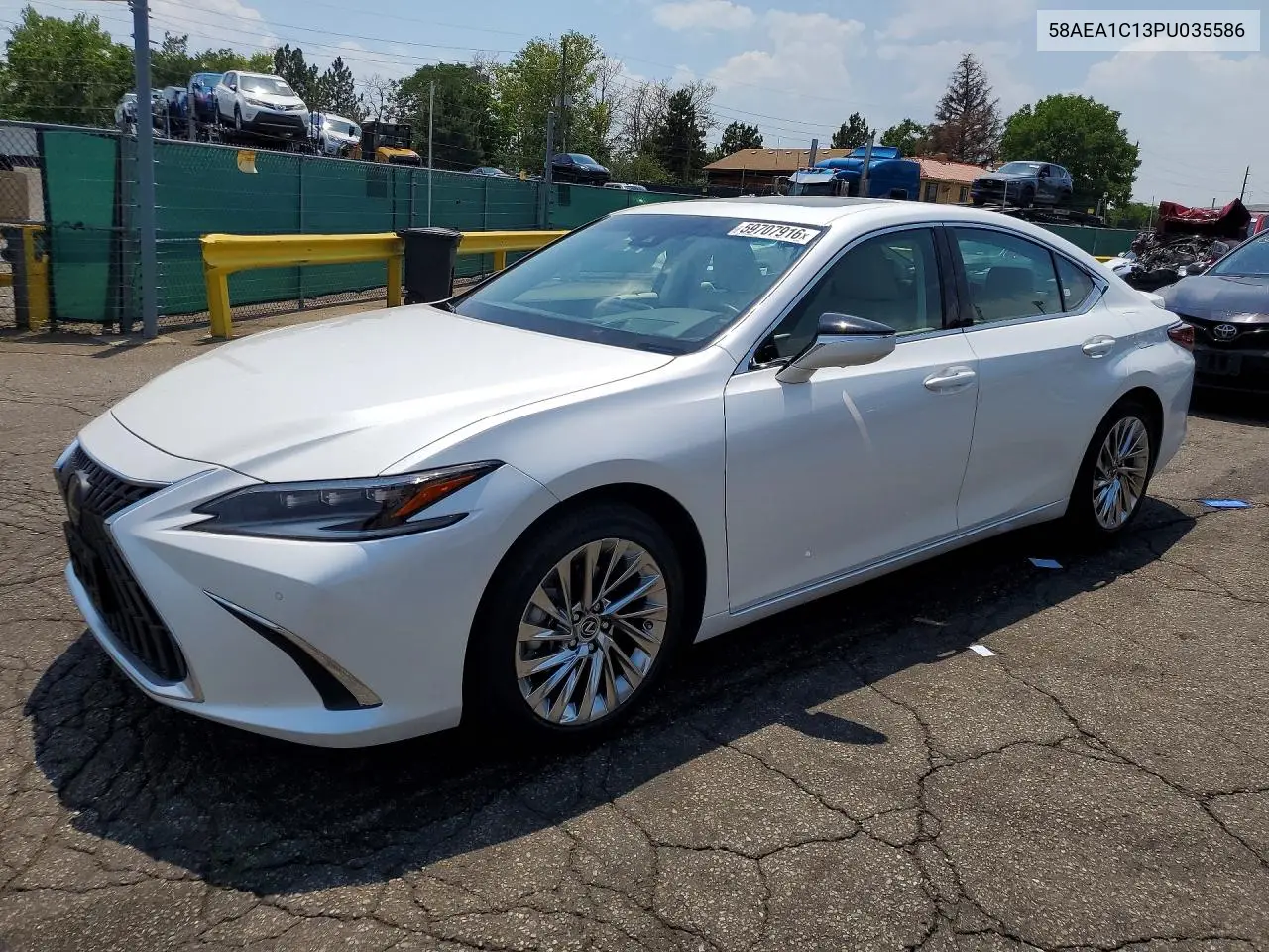 2023 Lexus Es 300H Luxury VIN: 58AEA1C13PU035586 Lot: 59707916