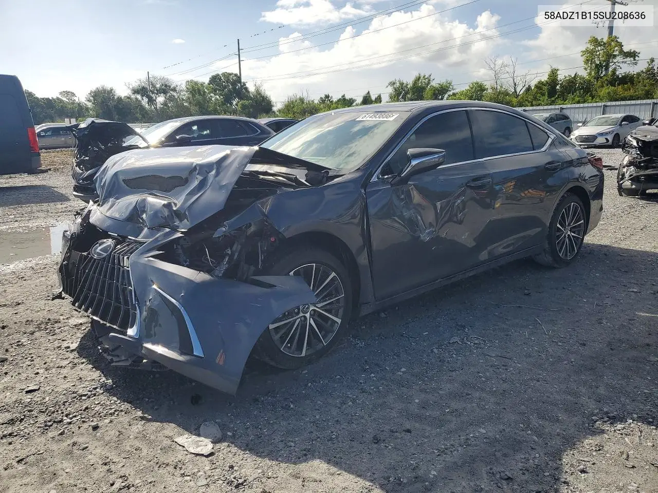 2025 Lexus Es 350 Base VIN: 58ADZ1B15SU208636 Lot: 61493886