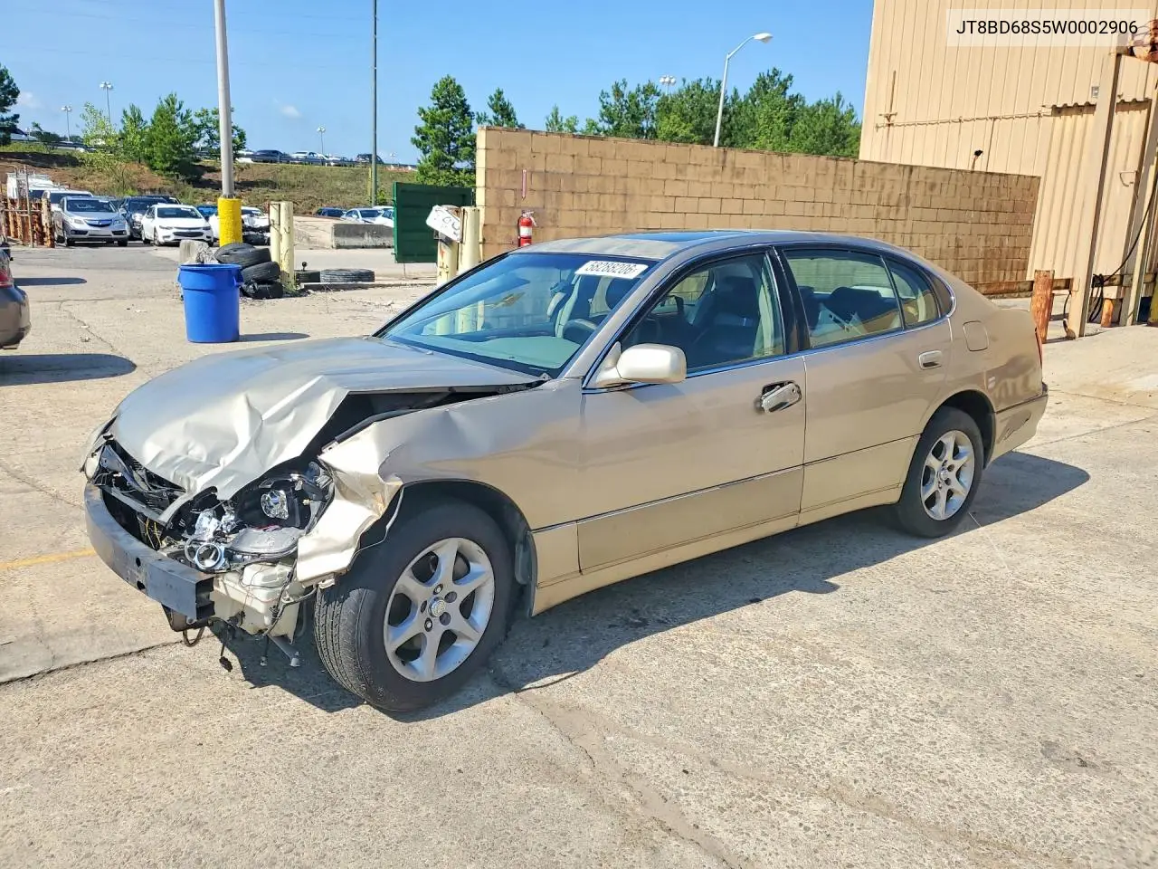 1998 Lexus Gs 300 VIN: JT8BD68S5W0002906 Lot: 58288206