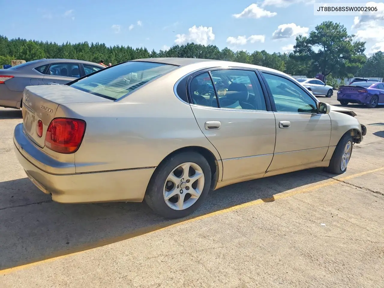 1998 Lexus Gs 300 VIN: JT8BD68S5W0002906 Lot: 58288206
