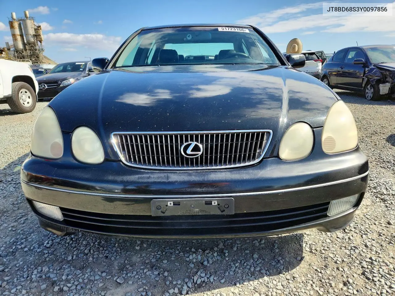 2000 Lexus Gs 300 VIN: JT8BD68S3Y0097856 Lot: 51723166