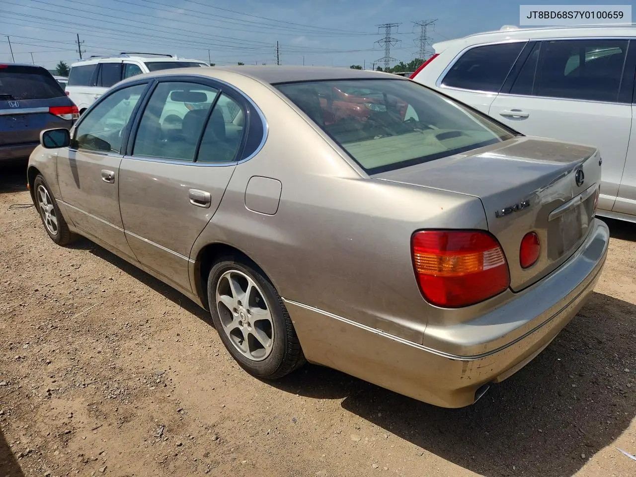 2000 Lexus Gs 300 VIN: JT8BD68S7Y0100659 Lot: 57021726
