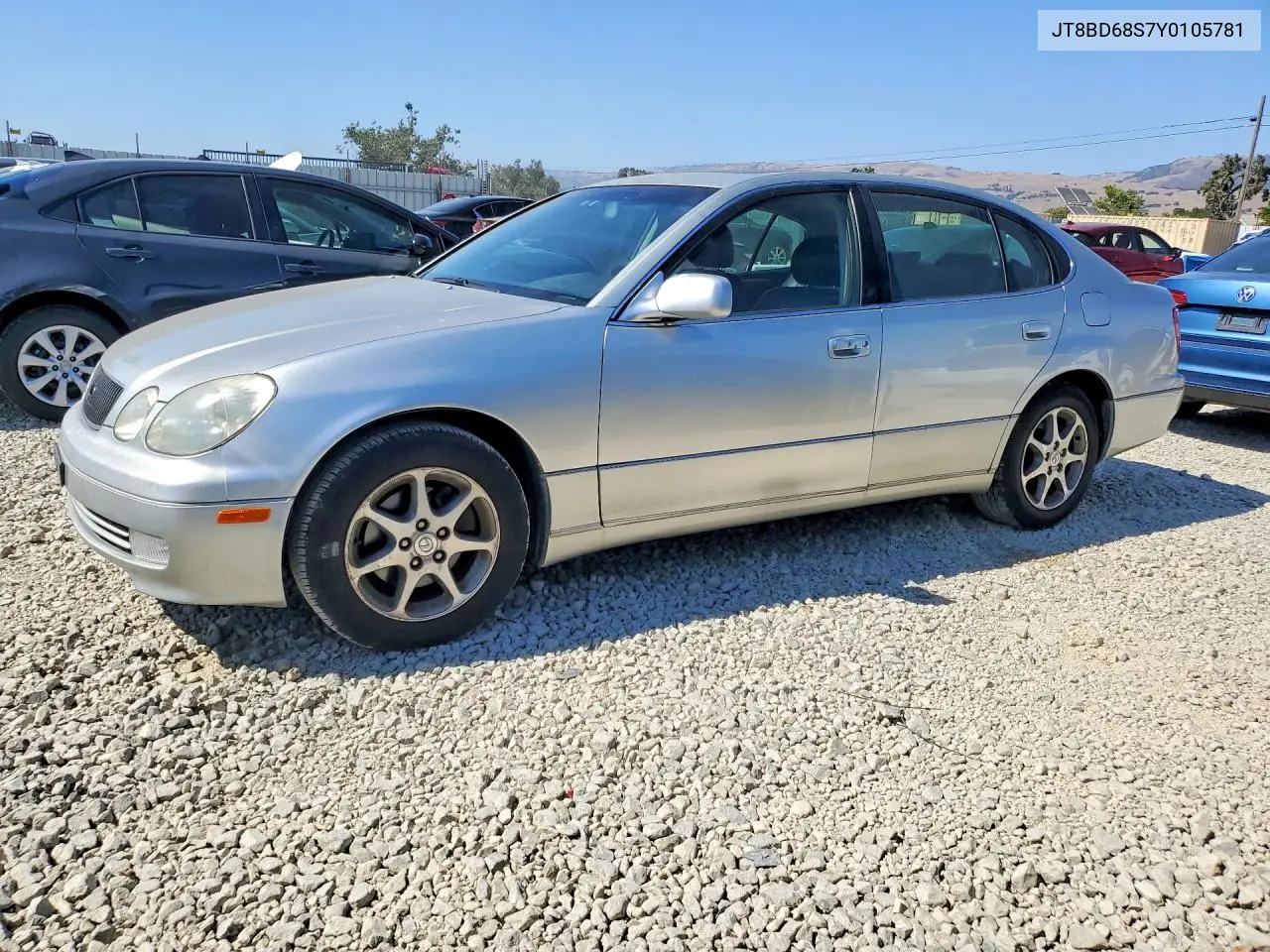 2000 Lexus Gs 300 VIN: JT8BD68S7Y0105781 Lot: 57703716