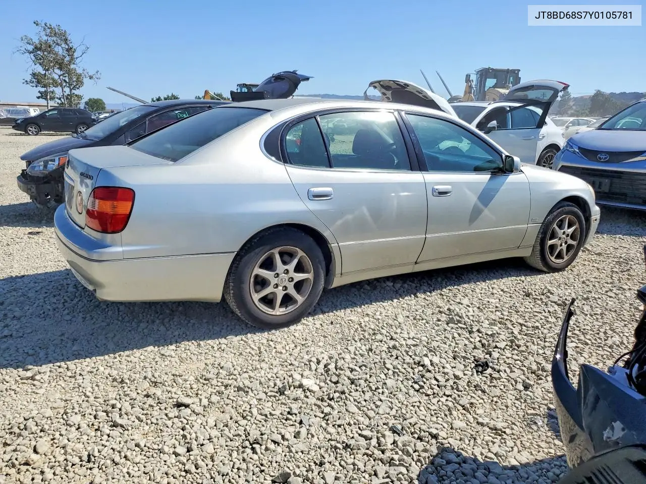 2000 Lexus Gs 300 VIN: JT8BD68S7Y0105781 Lot: 57703716