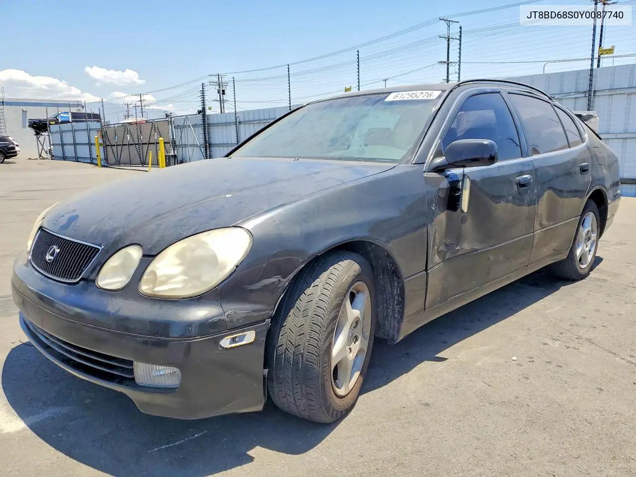 2000 Lexus Gs 300 VIN: JT8BD68S0Y0087740 Lot: 61295276